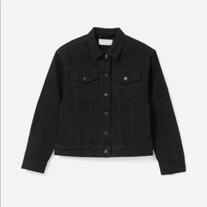 Everlane black denim jacket, new without tags